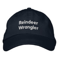 Reindeer Wrangler Elegante Marinho Véspera de Nata