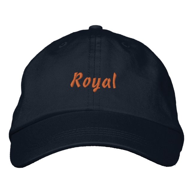 Boné Reis e rainhas reais de estilo - Visor de Chapéu (Frente)