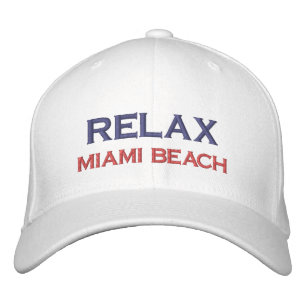 BONÉ RELAX HAT MIAMI BEACH FLORIDA