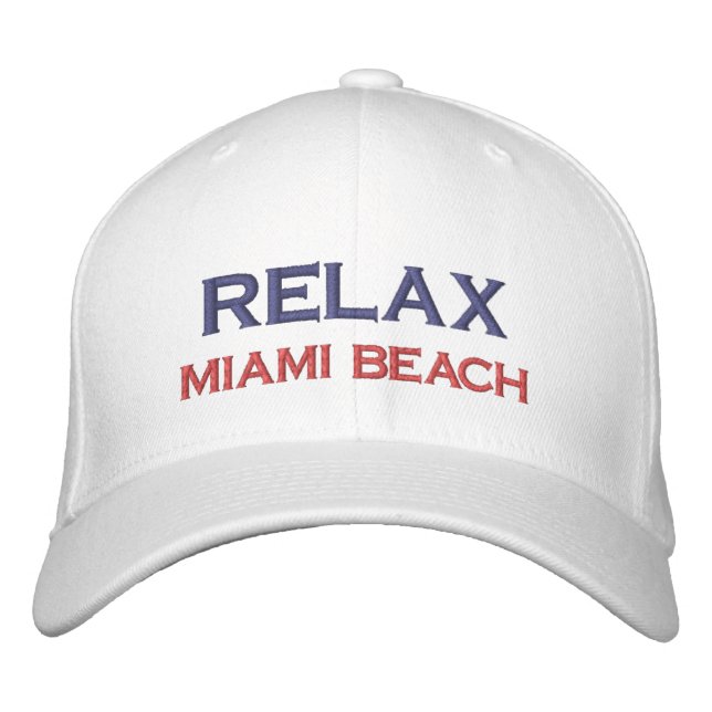 BONÉ RELAX HAT MIAMI BEACH FLORIDA (Frente)