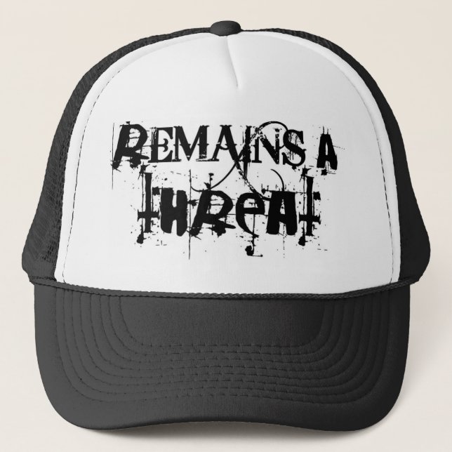 Boné Remains_a_threat_logo-hat (Frente)