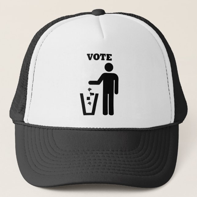 Boné Remova o voto 2020 do lixo (Frente)