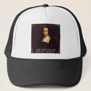 Boné René Descartes Cito Eu Penso, Logo Existo