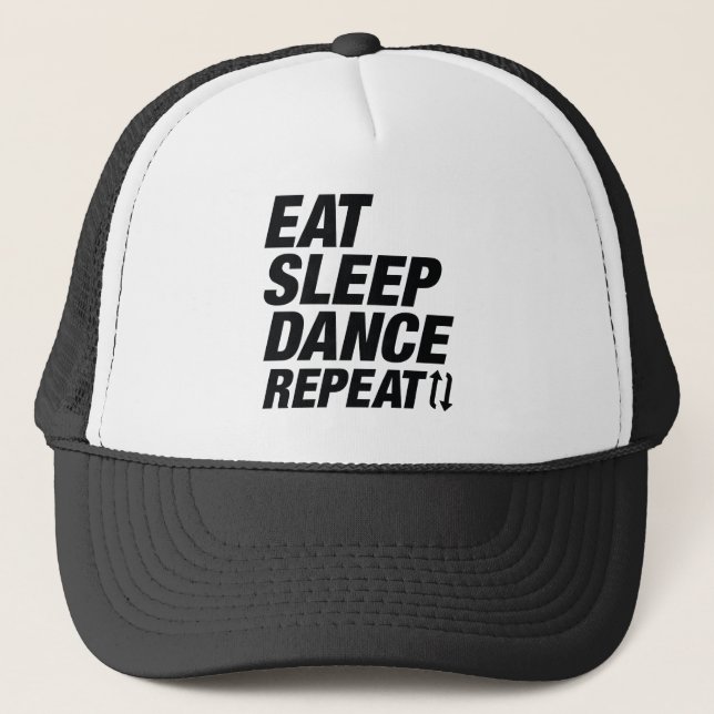 Boné Repetir a dança de repouso (Frente)