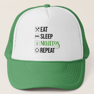 Boné Repetir Mojitos de Sono