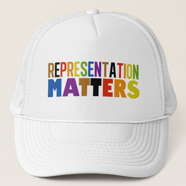 Boné Representação Importa Arco-íris Diversidade Orgulh (Frente)