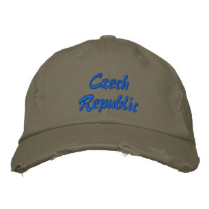 Boné República Checa Bordados Hat