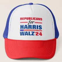 Republicanos por Harris Walz Red Blue