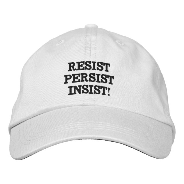 Boné Resista persistem insistem! (Frente)