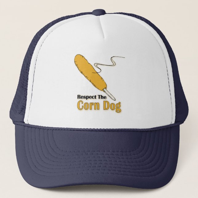 Boné Respeite O Cão De Milho? Trucker Hat (Frente)