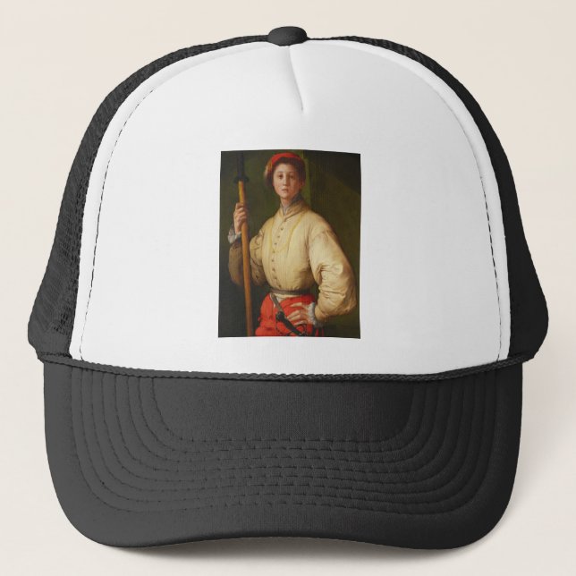 Boné Retrato de um Halberdier por Pontormo (Frente)