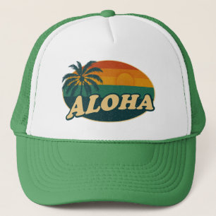 Boné Retro Aloha Sunset - Vibes da Ilha Vintage