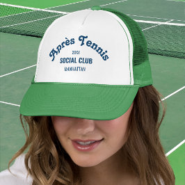 Boné Retro Après Tennis Social Club Custom Green 