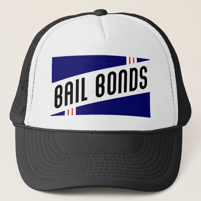 Boné retro bail bonds (Frente)