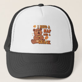 Boné Retro Bear Nap Ready Trucker Hat