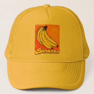 Boné retro das bananas