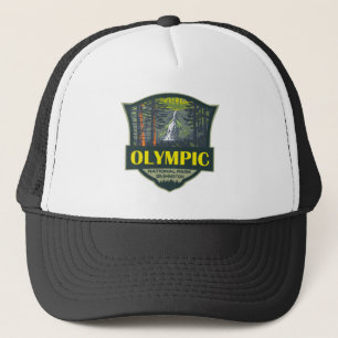 Boné Retro de Ilustração do Parque Nacional da olimpiad