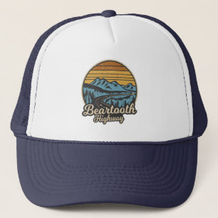 Boné Retro de Wyoming na Estrada Beartooth Montana