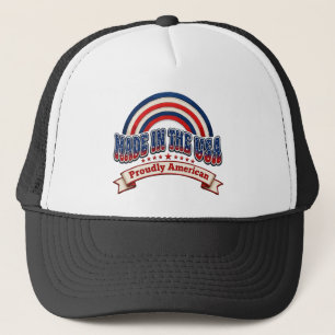 Boné Retro Feito nos EUA Orgulhosamente Americano