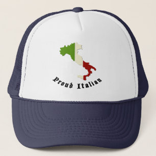 Boné retro italiano orgulhoso do chapéu do