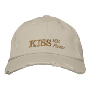 Boné retro KISS ME, moda / divertido boné de camin
