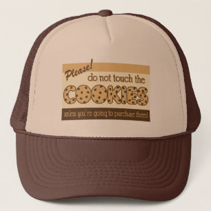 Boné Retro Não Toque nos Biscoitos