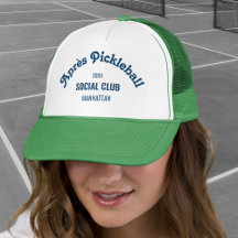 Retro Navy Après Pickle Ball Social Club Verde 