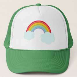 Boné Retro Rainbow Trucker Hat