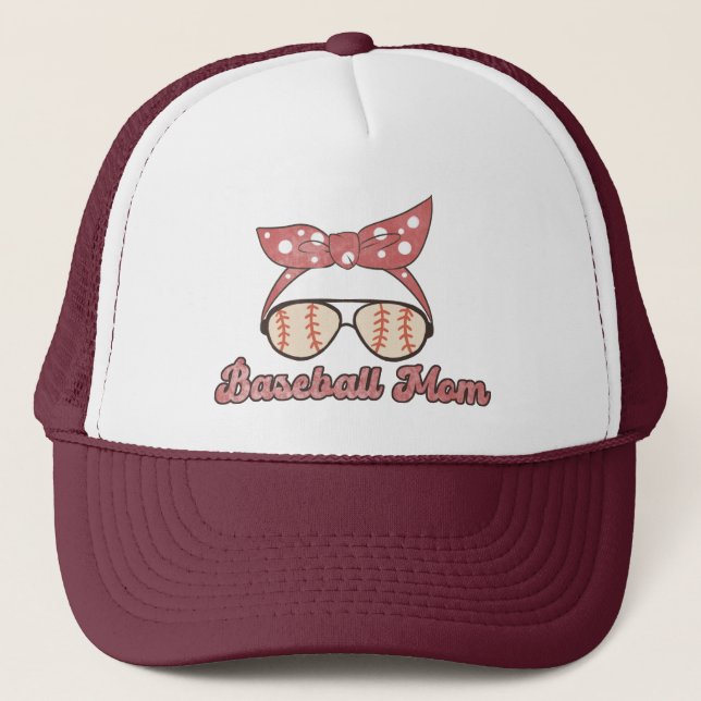 Boné Retro Style Baseball Mom (Frente)