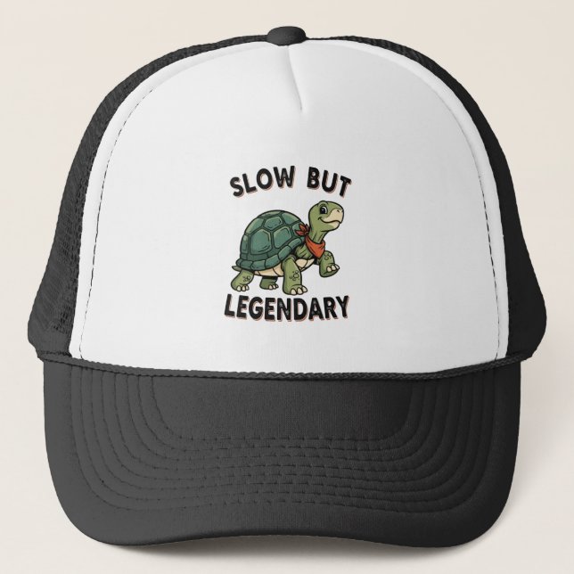 Boné Retro Turtle Chill Legend Trucker Hat (Frente)