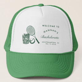 Boné Retro Verde Último Balanço Antes do Tênis Ringue B