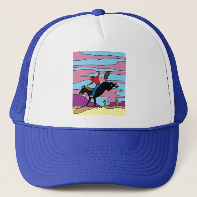 Boné Retro Wild West Cowboys Rodeo (Frente)