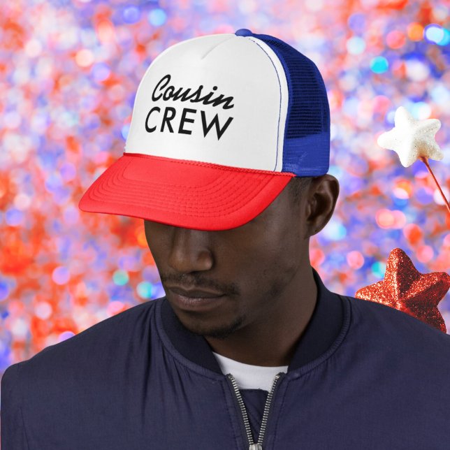 Boné Reunião Familiar de Combinação de Cousin Crew (cousin crew matching family hats for independence day family reunion)