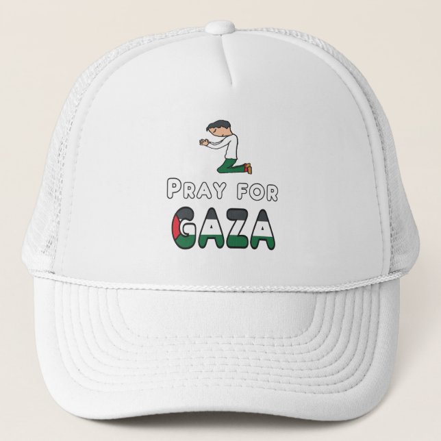 Boné Reze Por Gaza (Frente)