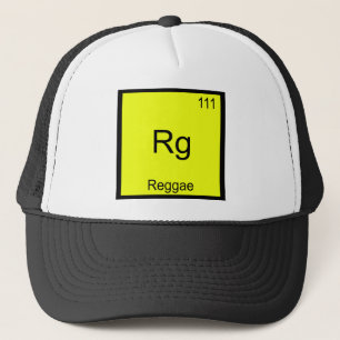 Boné Rg - Reggae Camiseta Símbolo Elemento Químico Engr