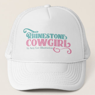 Boné Rhinestone Cowgirl Logo Ball Cap