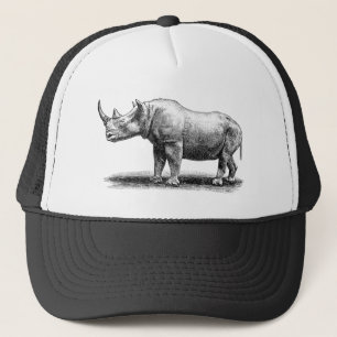 Boné Rhinos do rinoceronte da ilustração do rinoceron