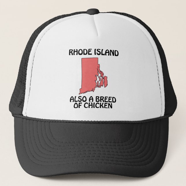 Boné Rhode Island - Também uma Raça de Galinha (Frente)
