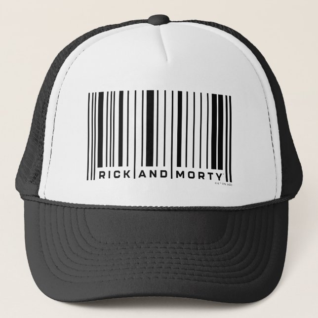 Boné Rick and Morty Bar Code Graphic (Frente)