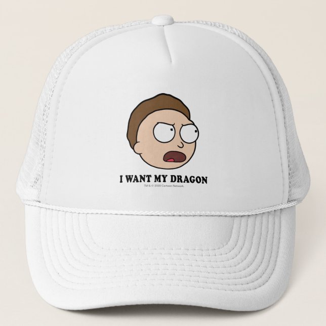 Boné RICK E MORTY™ | Eu Quero Meu Dragão (Frente)