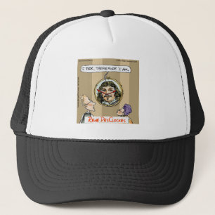 Boné Rick London Cartoons Engraçado Descartes Relógio