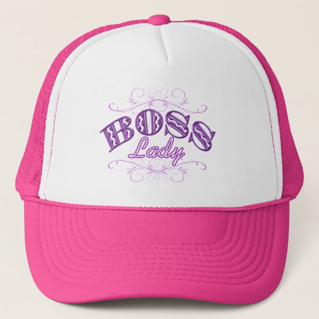 Boné Rico Chefe Lady Trucker Hat (Frente)