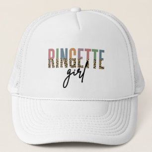 Boné Ringette Girl Cheetah Impressão Jogador Ringette