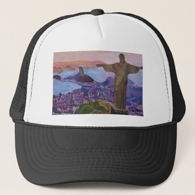 Boné Rio de Janeiro com cristo o redentor (Frente)