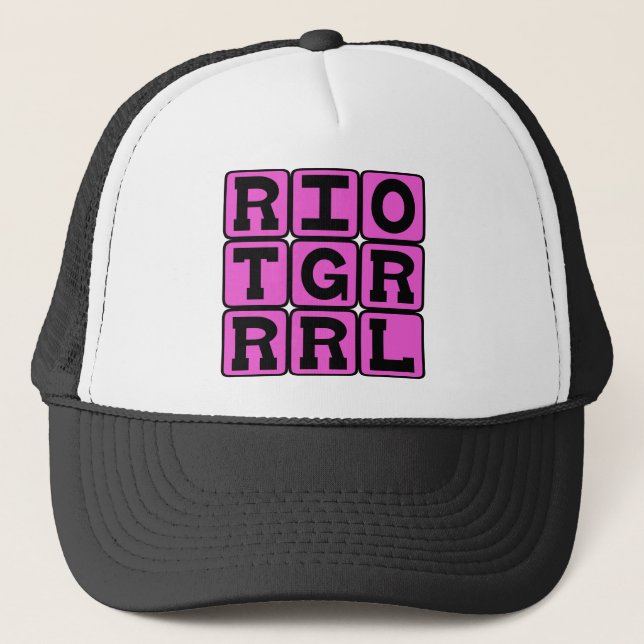 Boné Riot Grrrl, Gênero Musical (Frente)