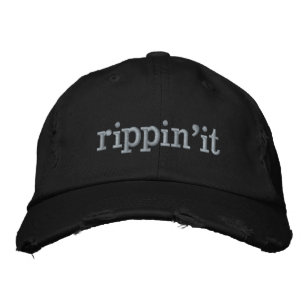 Boné Rippin é One Word Skater Texto Tipografia do Lingo
