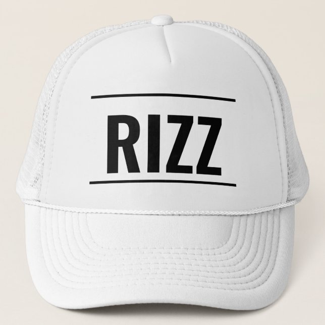 Boné RIZZ Leather Patch Hat — Minimal Logo Cap (Frente)