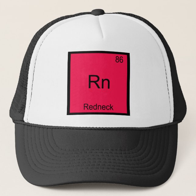 Boné Rn - Camiseta engraçada de Redneck com símbolo de  (Frente)