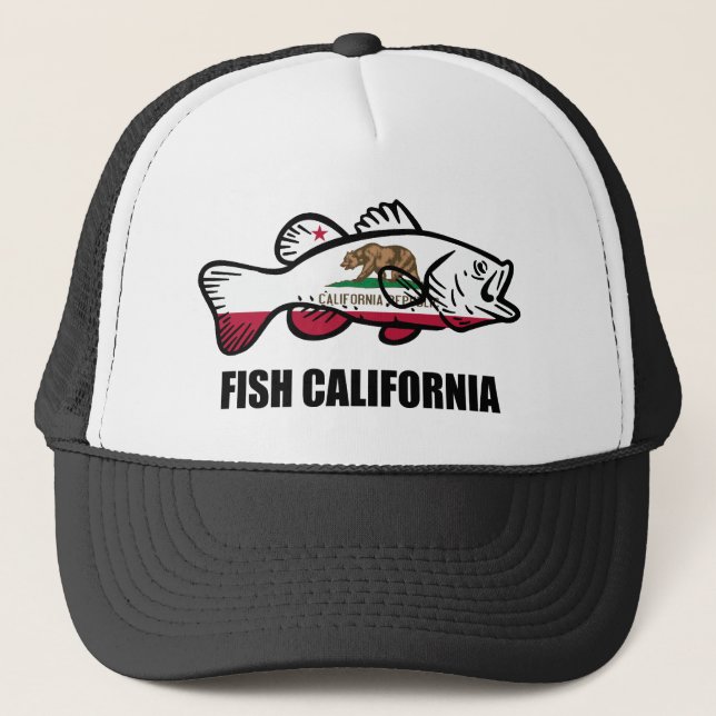 Boné Roba de Peixe Bass da Califórnia (Frente)