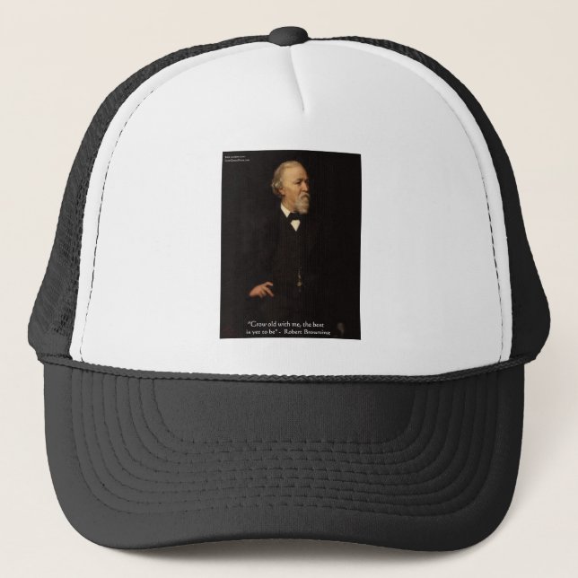 Boné Robert Browning "Crescer Velho" Citando Ofertas e  (Frente)